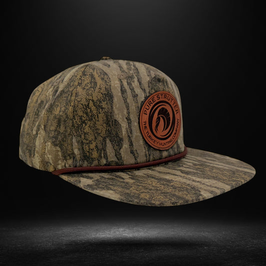 Pure Strutter Leather Patch Rope Hat